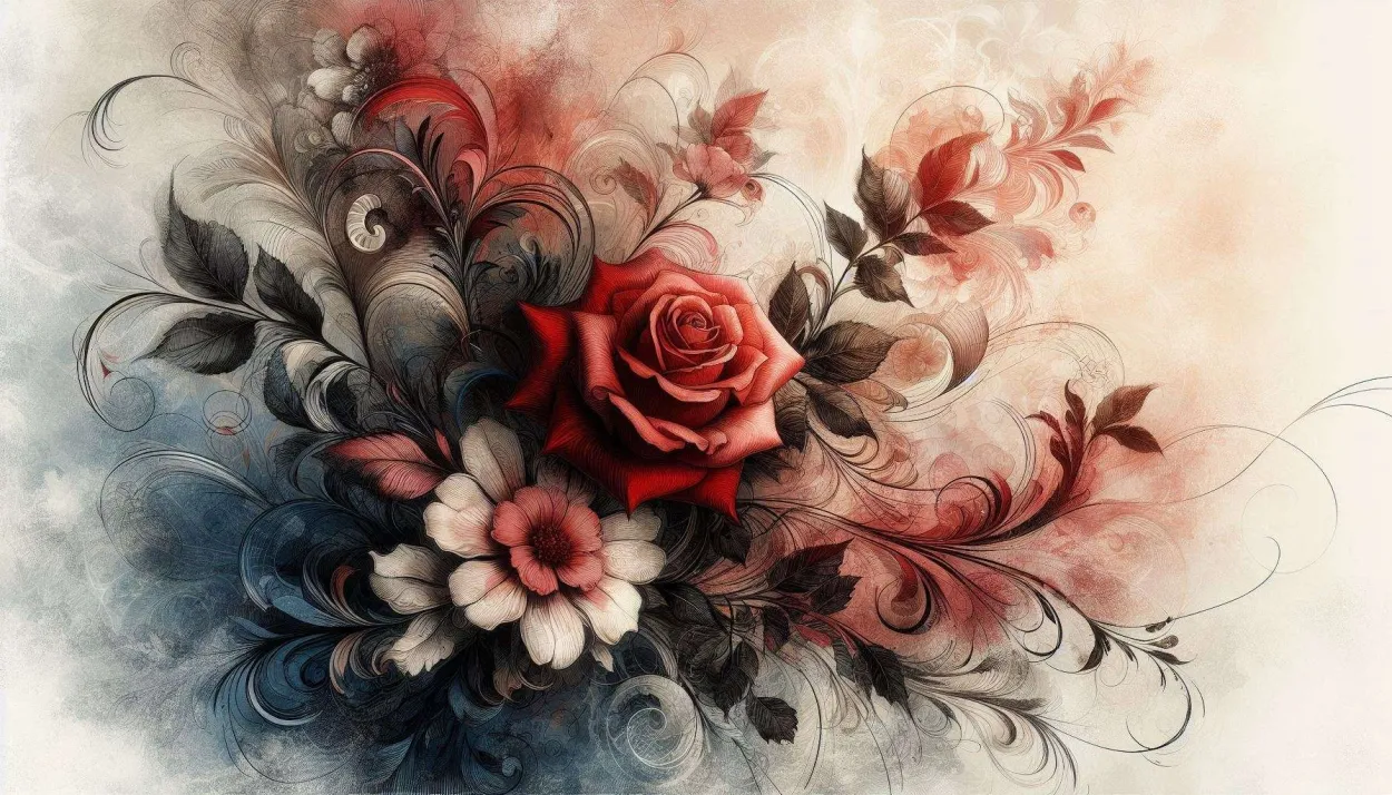 Artistic Rose Flower Background For Book Covers - Royalty Free Flower Background Rose Image | Pngmagic Free Download Artistic Rose Flower Background For Book Covers - High Quality Flower Background Rose Background