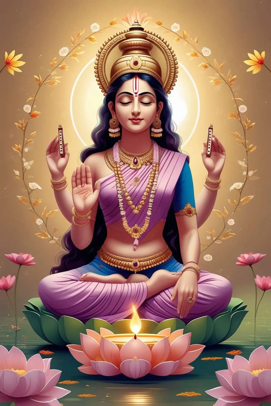Artistic Saraswati Puja Wallpapers With Floral Designs - Royalty Free Saraswati Puja Wallpapers Image | Pngmagic Free Download Artistic Saraswati Puja Wallpapers With Floral Designs - High Quality Saraswati Puja Wallpapers Background