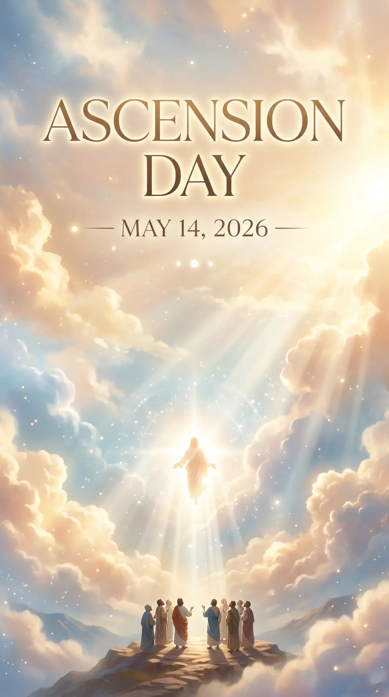 Free Download Ascension Day 2026 Devotional Message - High Quality Ascension Day 2026 Wishes Image