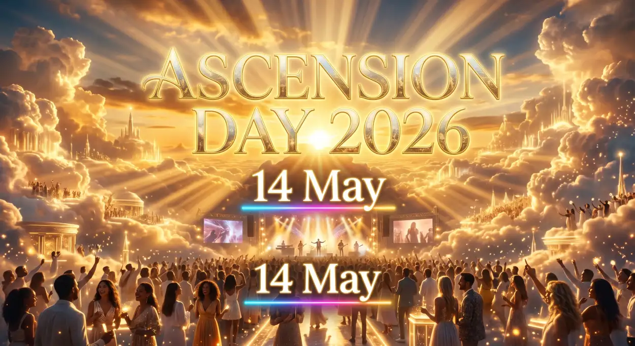 Free Download Ascension Day 2026 Worship Songs - High Quality Ascension Day 2026 Wishes Image
