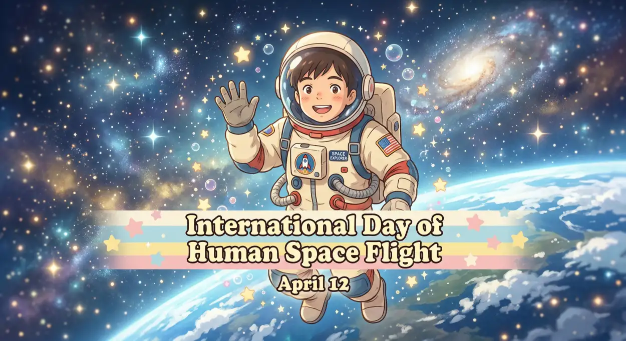 Free Download Astronaut Png Free Download Transparent Background - High Quality International Day Of Human Space Flight 2026 Transparent PNG