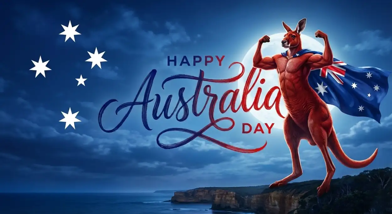 Free Download Australia Day Kangaroo Image - High Quality Happy Australia Day Background