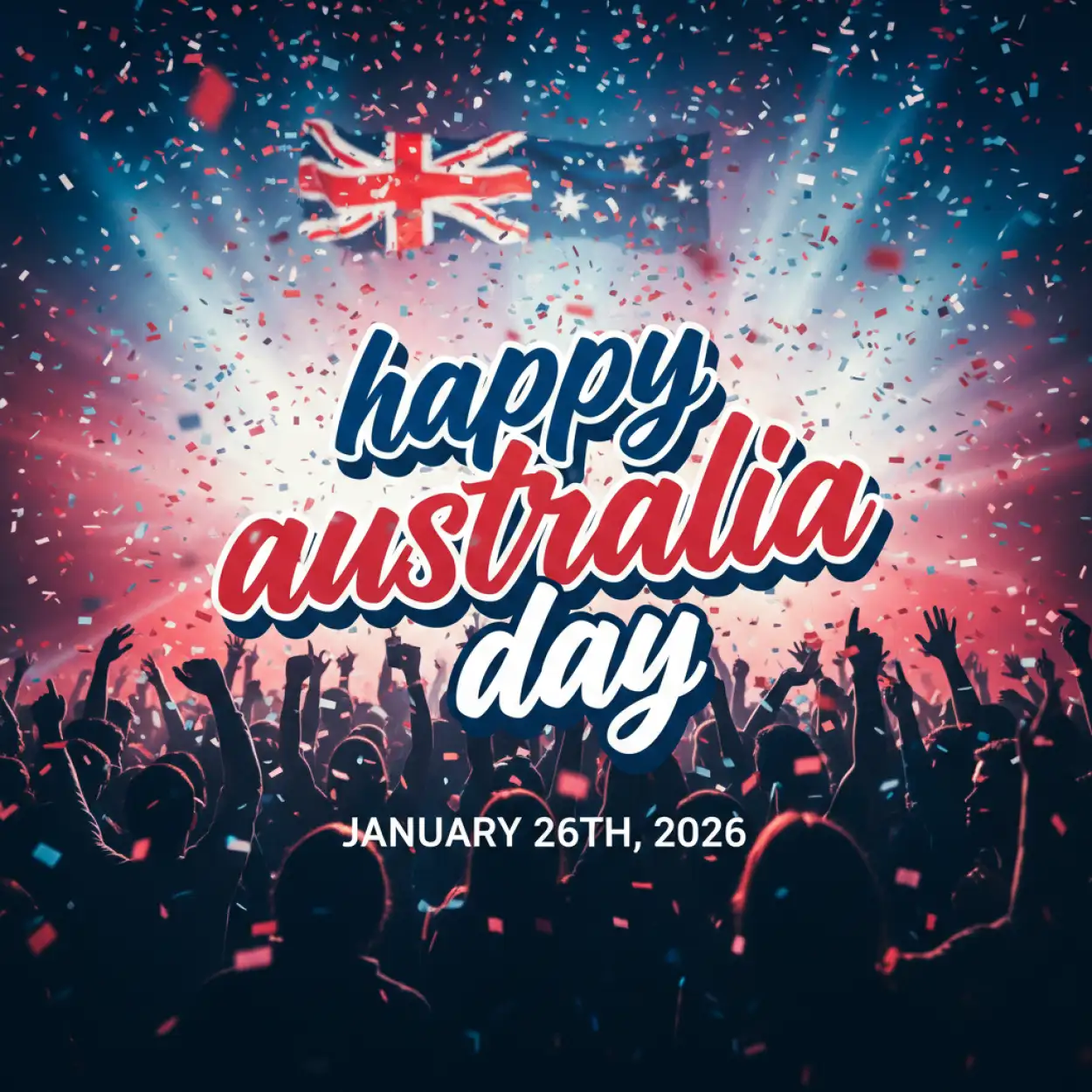 Free Download Australia Day Party Poster - High Quality Happy Australia Day Background