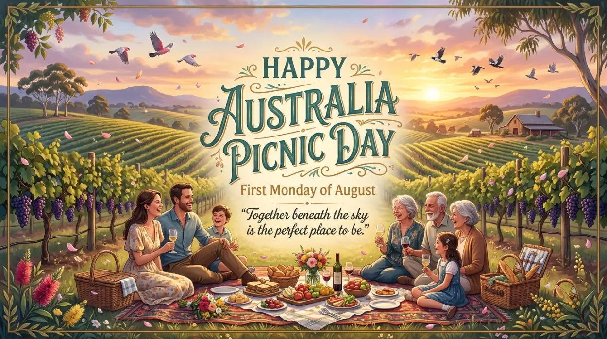 Free Download Australia Picnic Day 2026 High Resolution Artwork - High Quality Australia Picnic Day 2026 Image