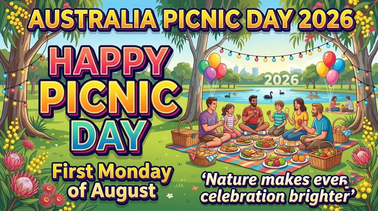 Free Download Australia Picnic Day 2026 Modern Picnic Graphics - High Quality Australia Picnic Day 2026 Image