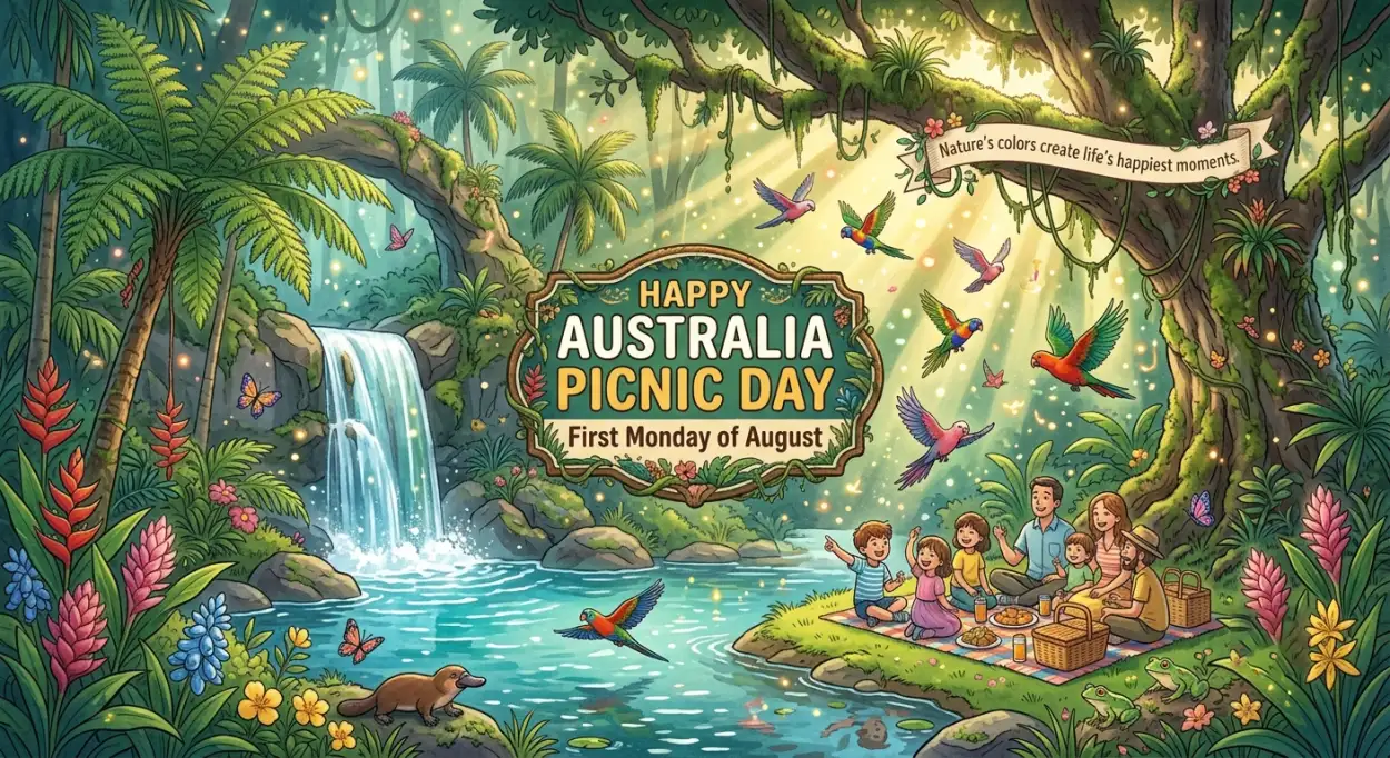 Free Download Australia Picnic Day 2026 Png Transparent - High Quality Australia Picnic Day 2026 Transparent PNG