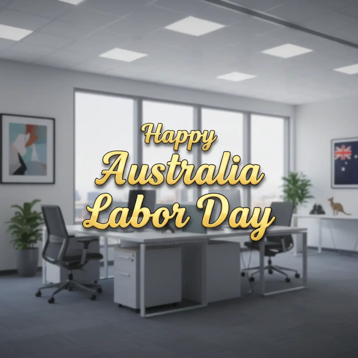Free Download Australian Labor Day Office Closed Notice - High Quality Australian Labor Day Image