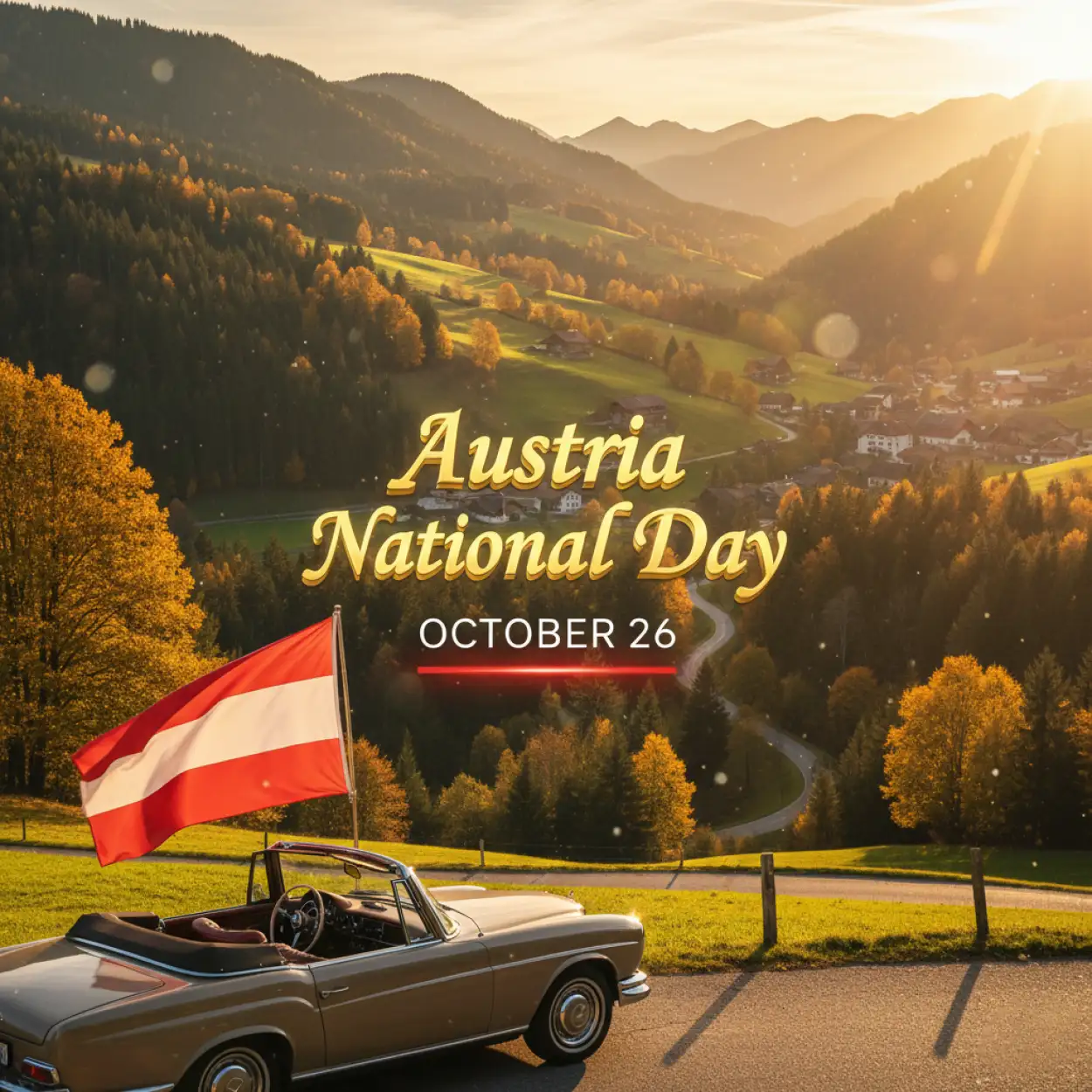 Free Download Austria National Day 2025 Banner Design Ideas - High Quality Austria National Day 2025 Background