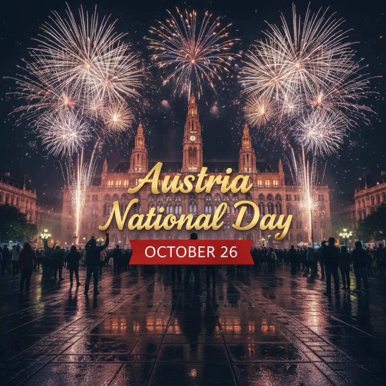 Free Download Austria National Day 2025 Fireworks Show - High Quality Austria National Day 2025 Background