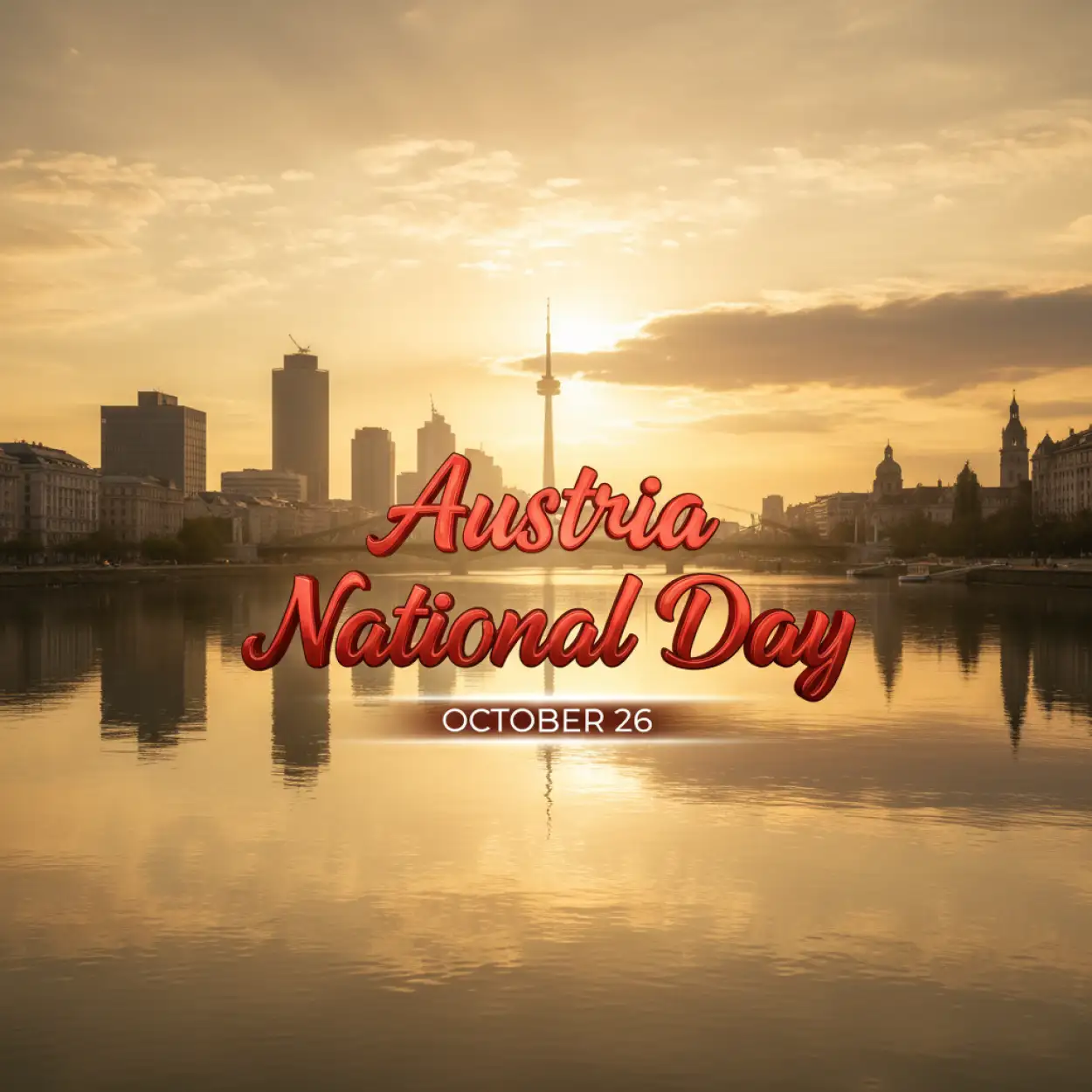 Free Download Austria National Day 2025 Motivational Message In German - High Quality Austria National Day 2025 Background