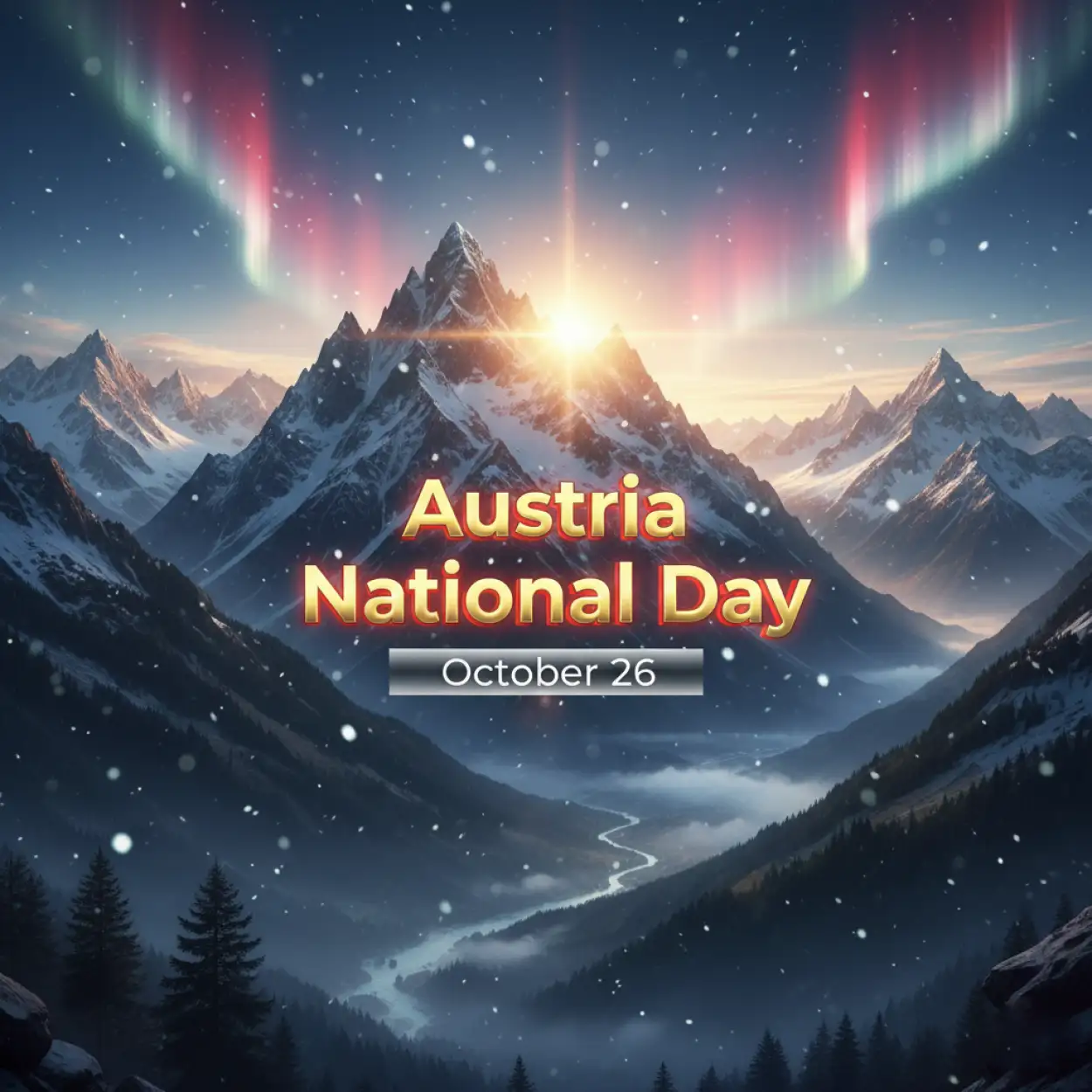 Free Download Austria National Day 2025 Patriotic Art And Illustration Ideas - High Quality Austria National Day 2025 Background