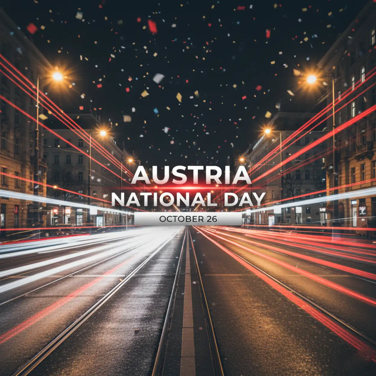 Free Download Austria National Day 2025 Vector Poster Design - High Quality Austria National Day 2025 Background
