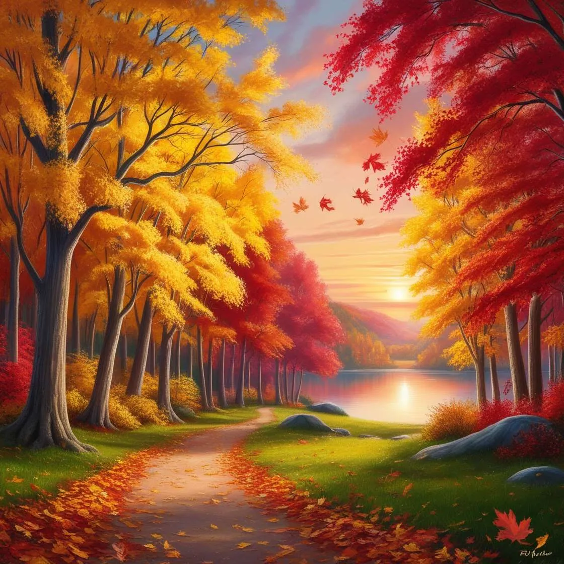 Autumn Sunset Background Wallpaper For Websites - Royalty Free Autumn Background Image | Pngmagic Free Download Autumn Sunset Background Wallpaper For Websites - High Quality Autumn Background Background
