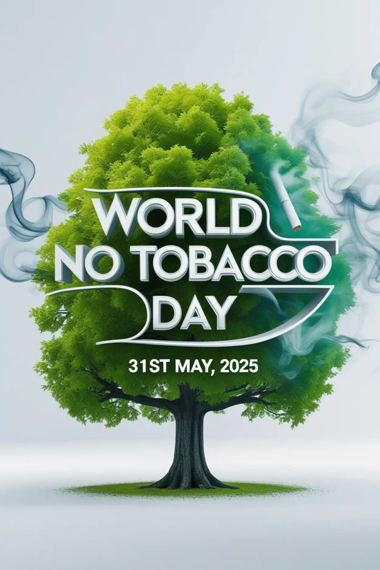 Free Download Awareness Banner For World No Tobacco Day - High Quality World No Tobacco Day Background