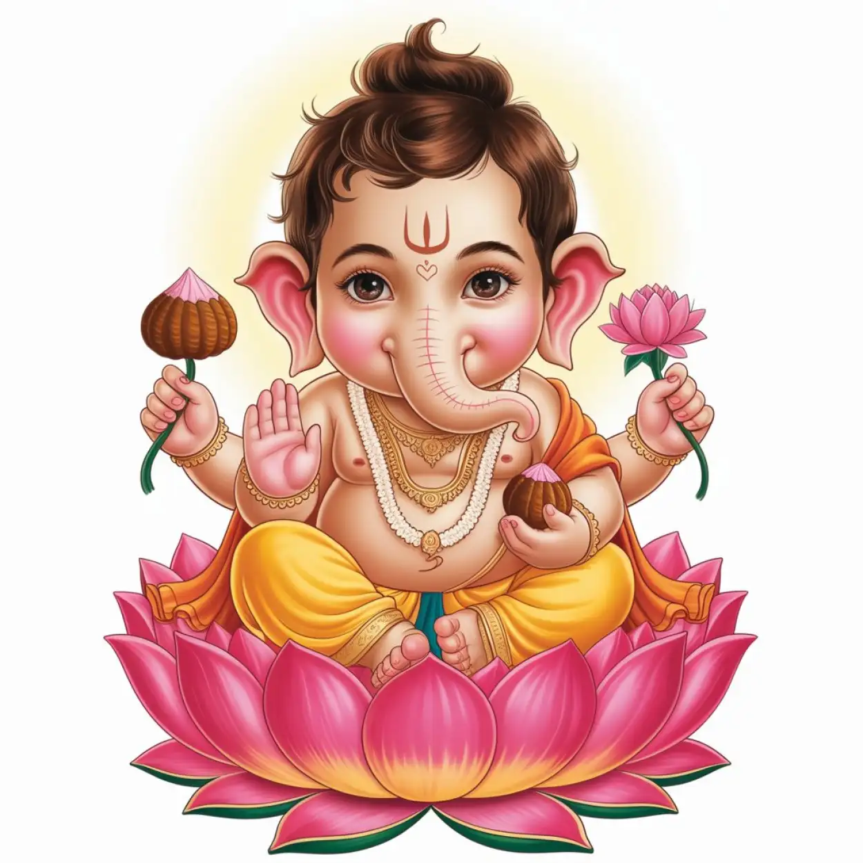 Free Download Baby Ganesha Idol Decoration Ideas - High Quality Baby Ganesha Background