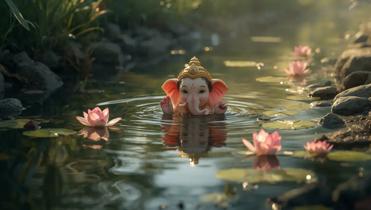 Baby Ganesha PNG For Greeting Card Design - Royalty Free Baby Ganesha Image | Pngmagic Free Download Baby Ganesha PNG For Greeting Card Design - High Quality Baby Ganesha PNG Image