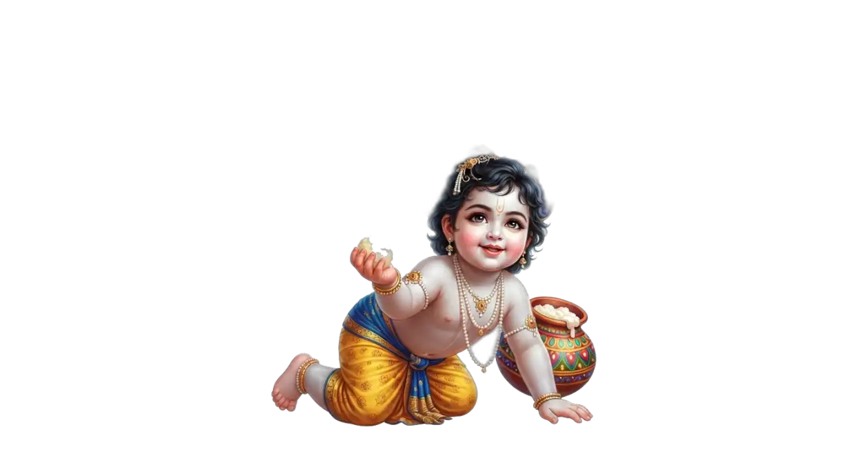Free Download Baby Krishna Janmashtami Png Images 2026 - High Quality Krishna Janmashtami Png 2026 Transparent PNG