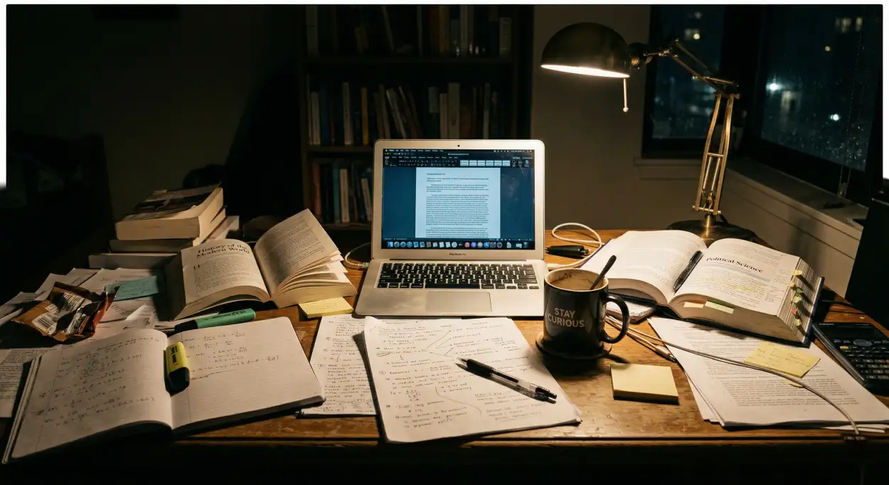 Free Download Back To School Background Study Table Setup - High Quality Back To School Background Image