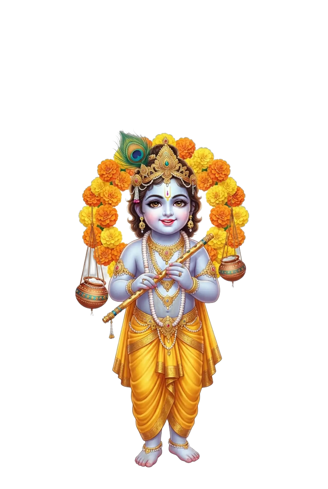 Free Download Bal Gopal Janmashtami Png Images 2026 - High Quality Krishna Janmashtami Png 2026 Transparent PNG