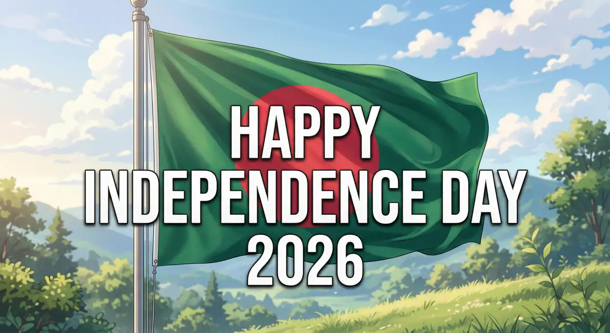 Free Download Bangladesh Independence Day 2026 Banner - High Quality Happy Independence Day Of Bangladesh 2026 Image