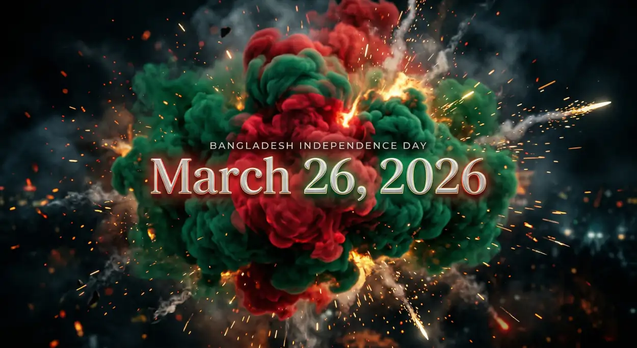 Free Download Bangladesh Independence Day 2026 Event Poster - High Quality Happy Independence Day Of Bangladesh 2026 Image