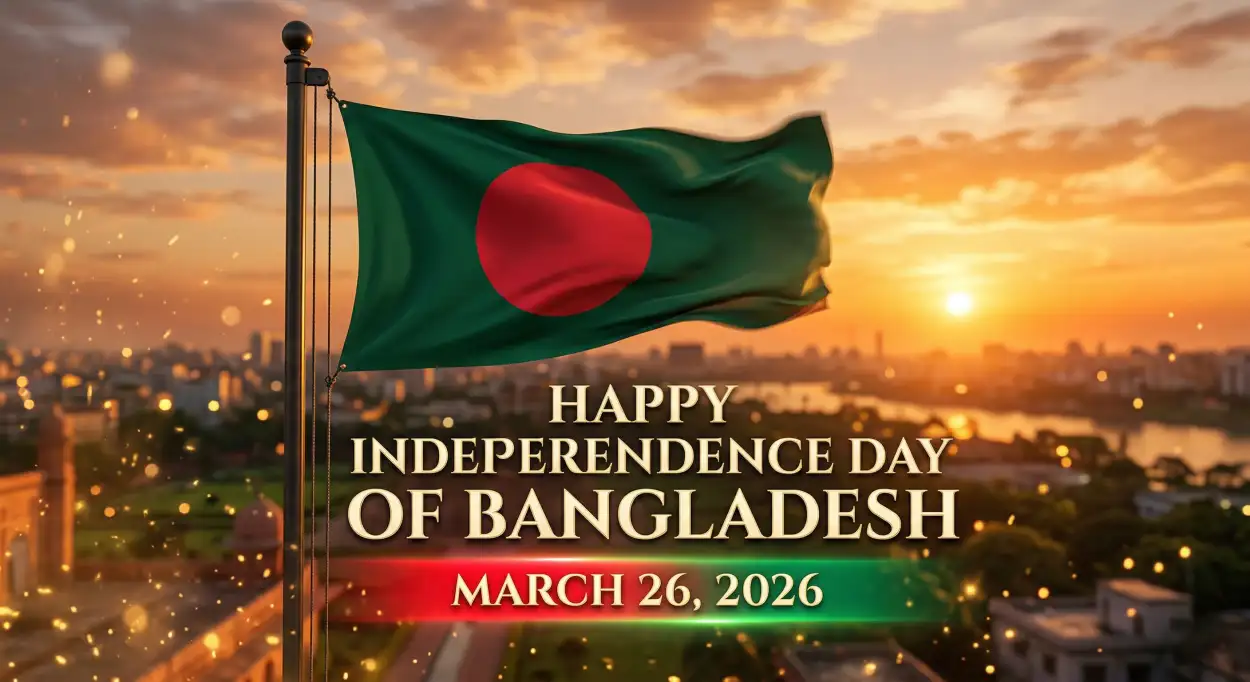 Free Download Bangladesh Independence Day 2026 Premium Poster Design - High Quality Happy Independence Day Of Bangladesh 2026 Image