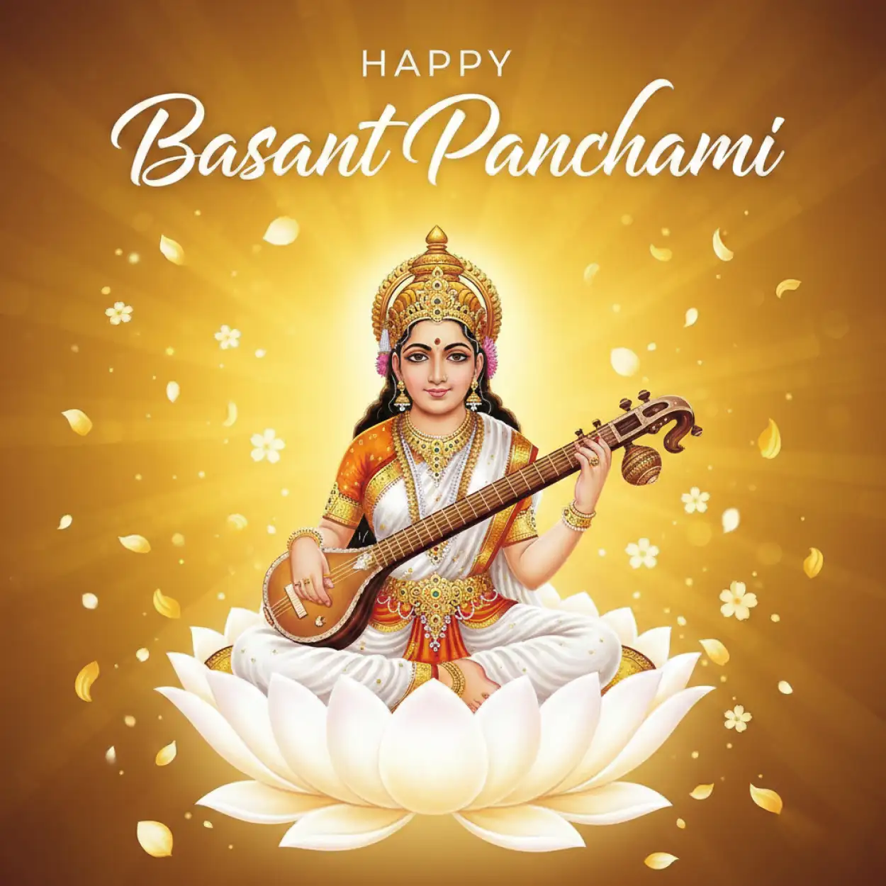 Free Download Basant Panchami Banner 1080x1080 - High Quality Basant Panchami Banner Background