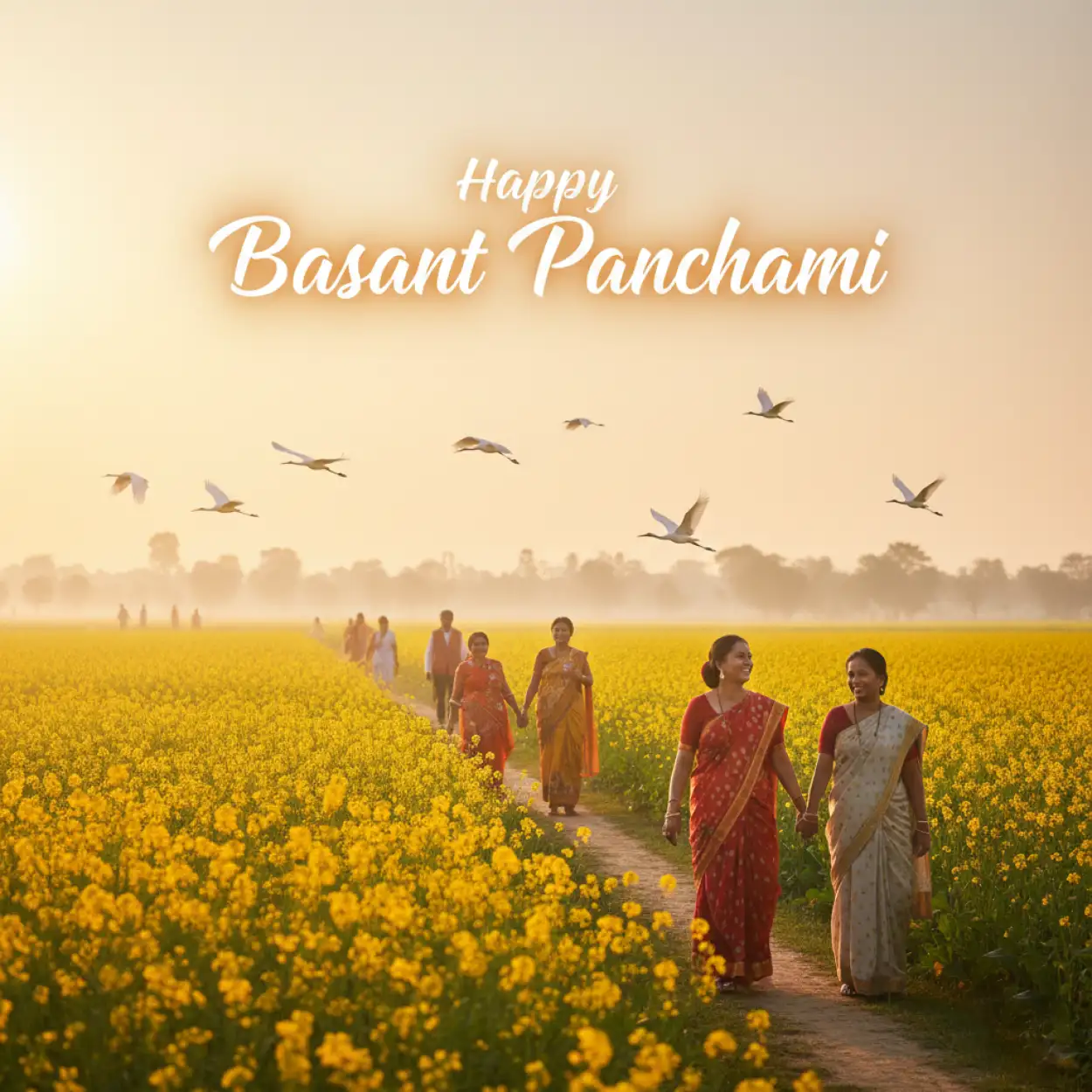 Free Download Basant Panchami Banner In Hindi - High Quality Basant Panchami Banner Background