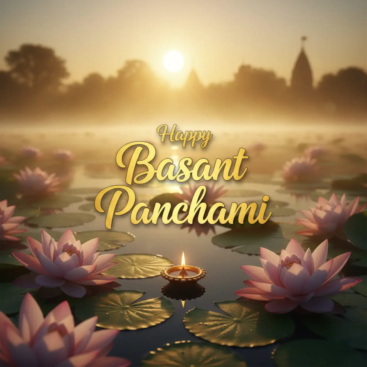 Free Download Basant Panchami Banner Landscape Design - High Quality Basant Panchami Banner Background
