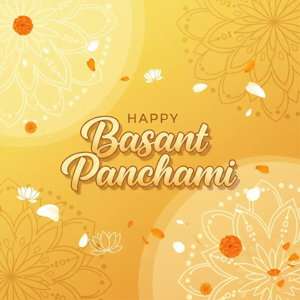 Free Download Basant Panchami Banner Traditional Design - High Quality Basant Panchami Banner Image