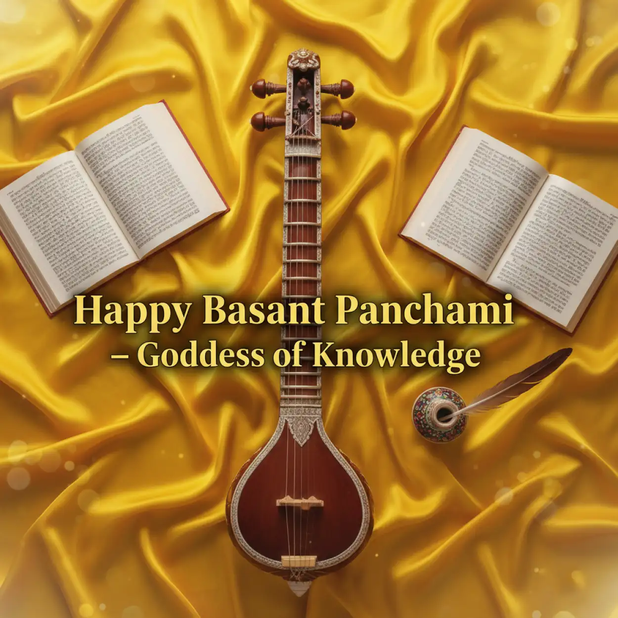 Free Download Basant Panchami Social Media Post In English - High Quality Basant Panchami Social Media Post Image