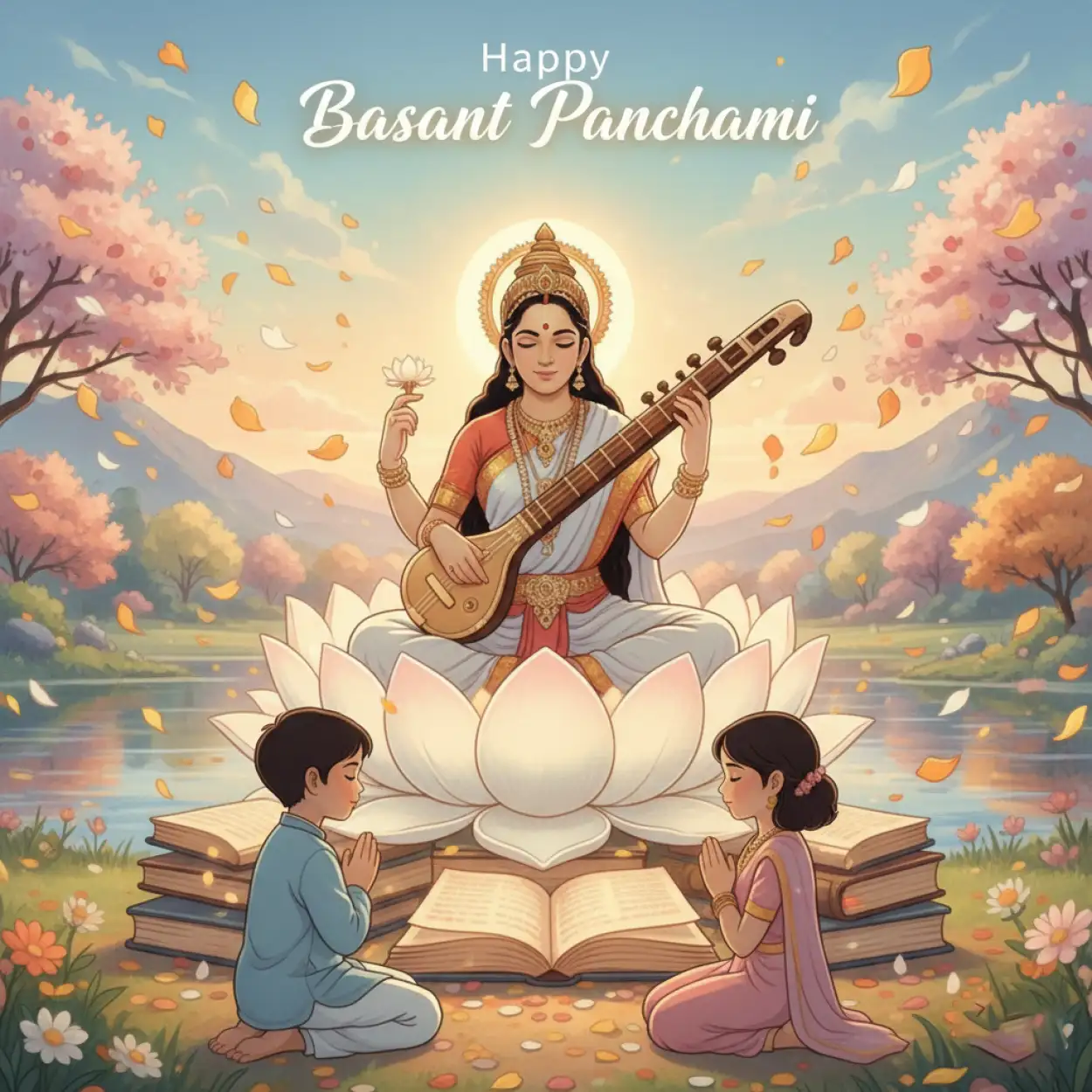 Free Download Basant Panchami Wishes Cultural Messages - High Quality Happy Basant Panchami Wishes Image