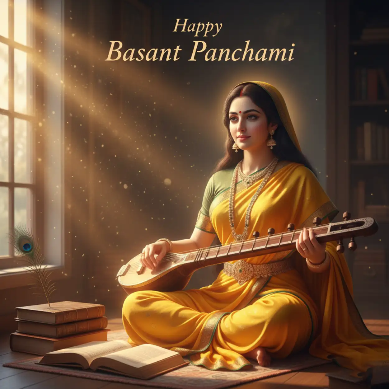 Basant Panchami Wishes For Knowledge And Wisdom - Royalty Free Happy Basant Panchami Wishes Image | Pngmagic Free Download Basant Panchami Wishes For Knowledge And Wisdom - High Quality Happy Basant Panchami Wishes Background