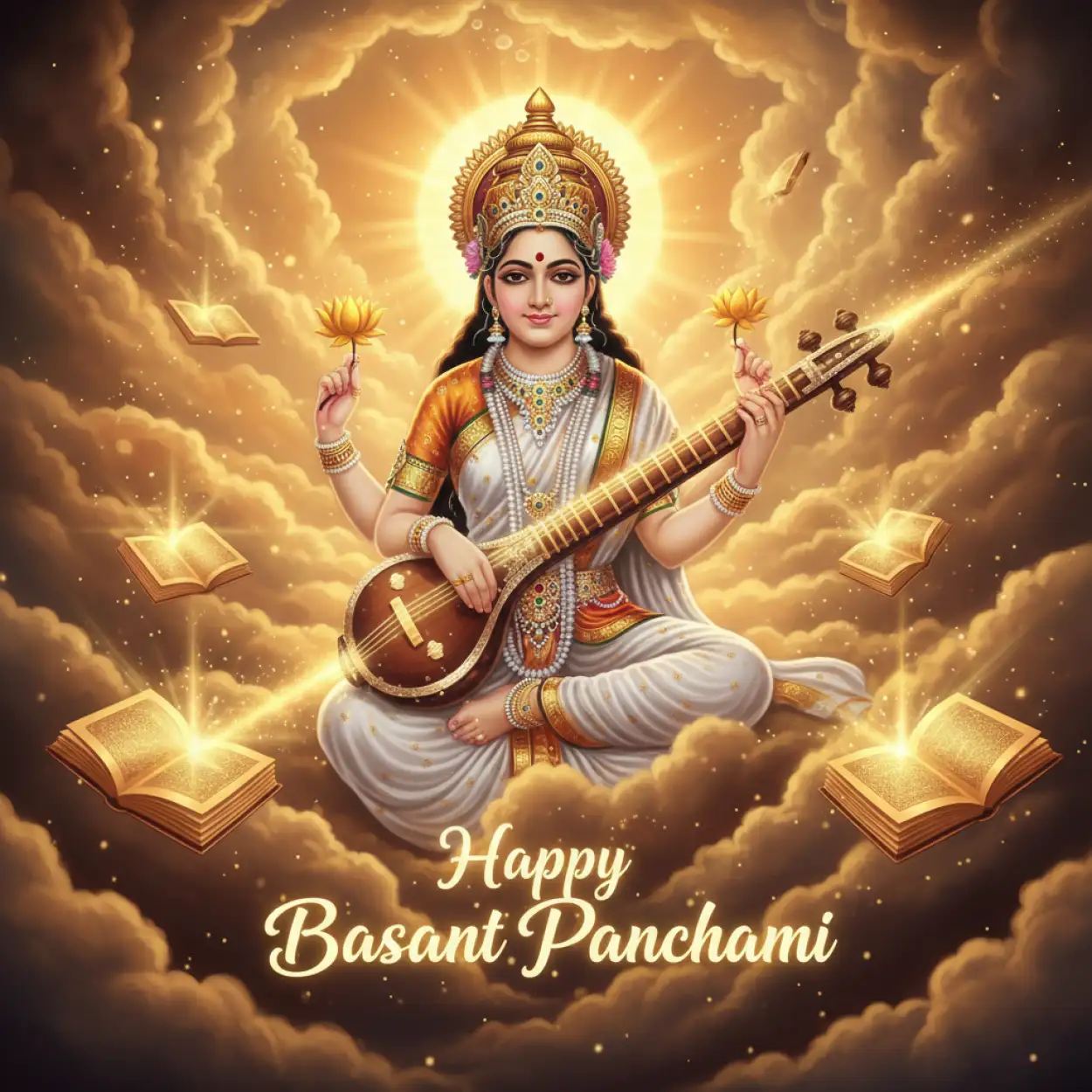 Free Download Basant Panchami Wishes For Social Media - High Quality Happy Basant Panchami Wishes Background