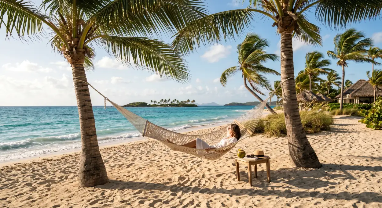 Free Download Beachside Summer Background With Relaxing Vibes - High Quality Summer Background Background Image