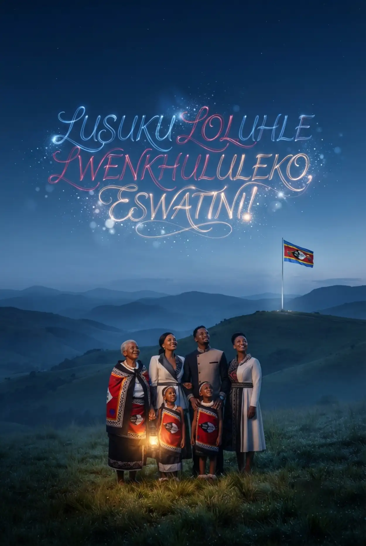 Free Download Beautiful Eswatini Independence Day Flag Images 2026 - High Quality Eswatini Independence Day 2026 Image