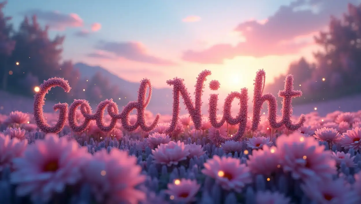 Beautiful Good Night Images With Flowers And Stars - Royalty Free Good Night Image | Pngmagic Free Download Beautiful Good Night Images With Flowers And Stars - High Quality Good Night Background