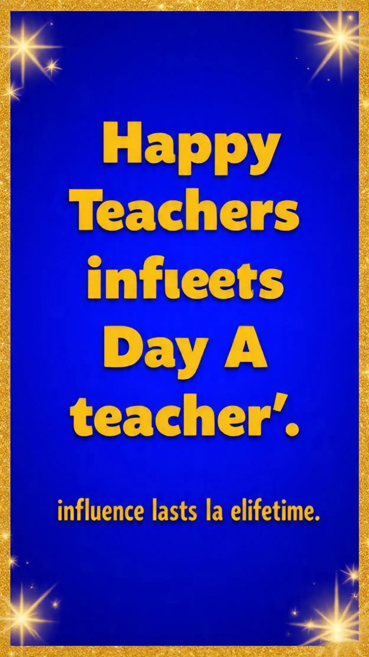 Free Download Beautiful Happy Teachers Day 2025 Creative Poster Design - High Quality Happy Teachers Day Background