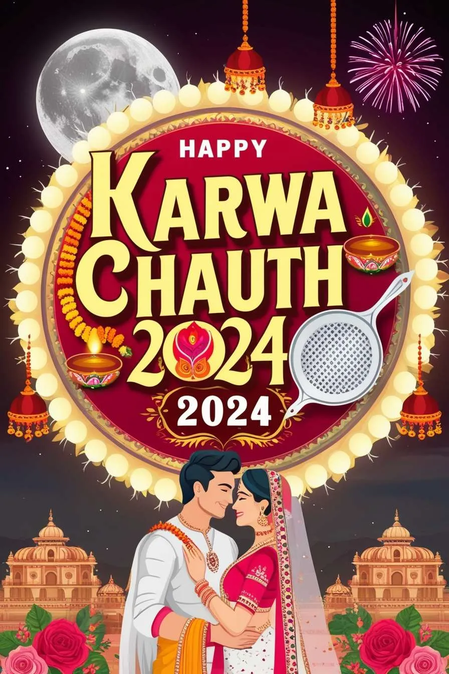 Beautiful Karwa Chauth Couple Images 2024 - Royalty Free Happy Karwa Chauth Image | Pngmagic Free Download Beautiful Karwa Chauth Couple Images 2024 - High Quality Happy Karwa Chauth Background