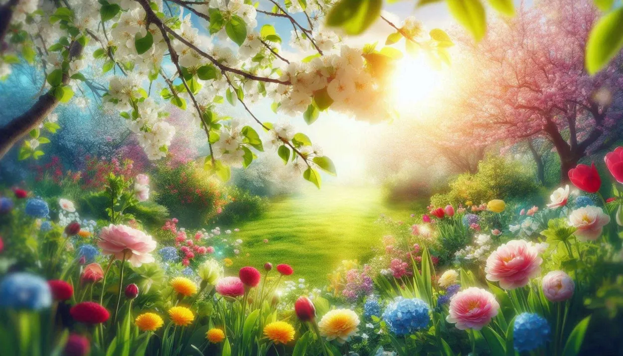 Beautiful Nature Background With Beautifull Colorfull Flower - Royalty Free Beautiful Nature Background Image | Pngmagic Free Download Beautiful Nature Background With Beautifull Colorfull Flower - High Quality Beautiful Nature Background Background