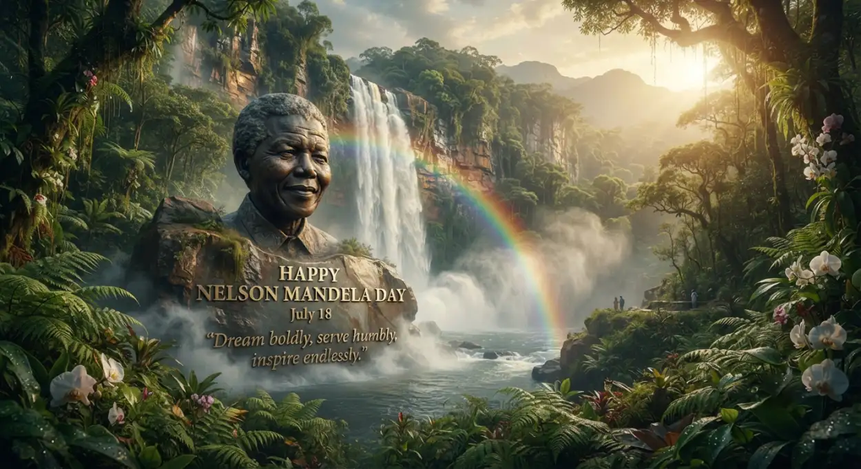 Free Download Beautiful Nelson Mandela Day Wishes - High Quality Nelson Mandela Day Wishes Image
