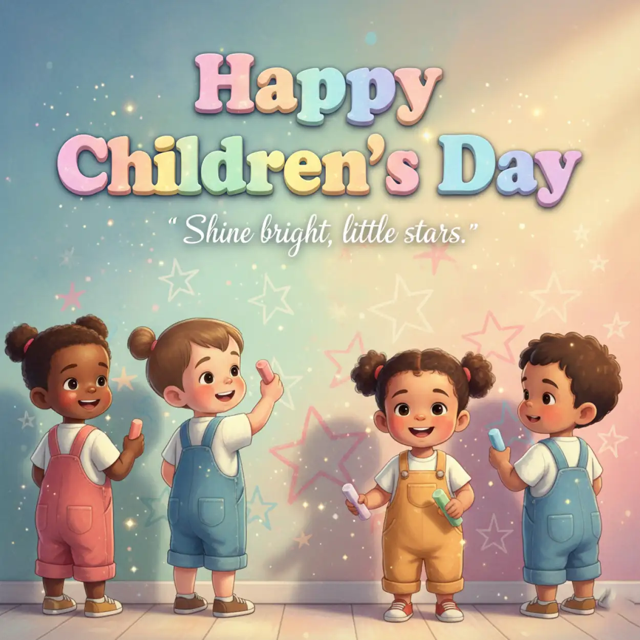 Free Download Beautiful Quotes For Childrens Day Poster - High Quality Happy Childrens Day Quotes Background