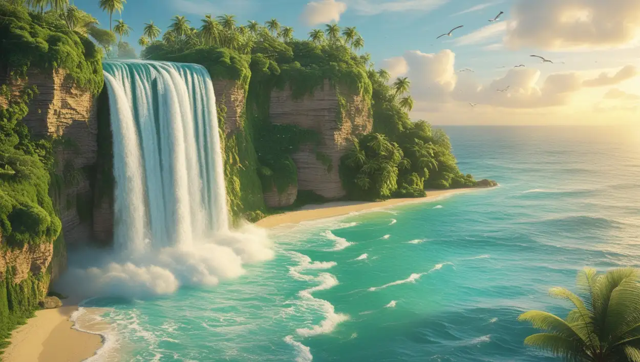 Beautiful Waterfall Background For Posters - Royalty Free Waterfall Background Image | Pngmagic Free Download Beautiful Waterfall Background For Posters - High Quality Waterfall Background Background