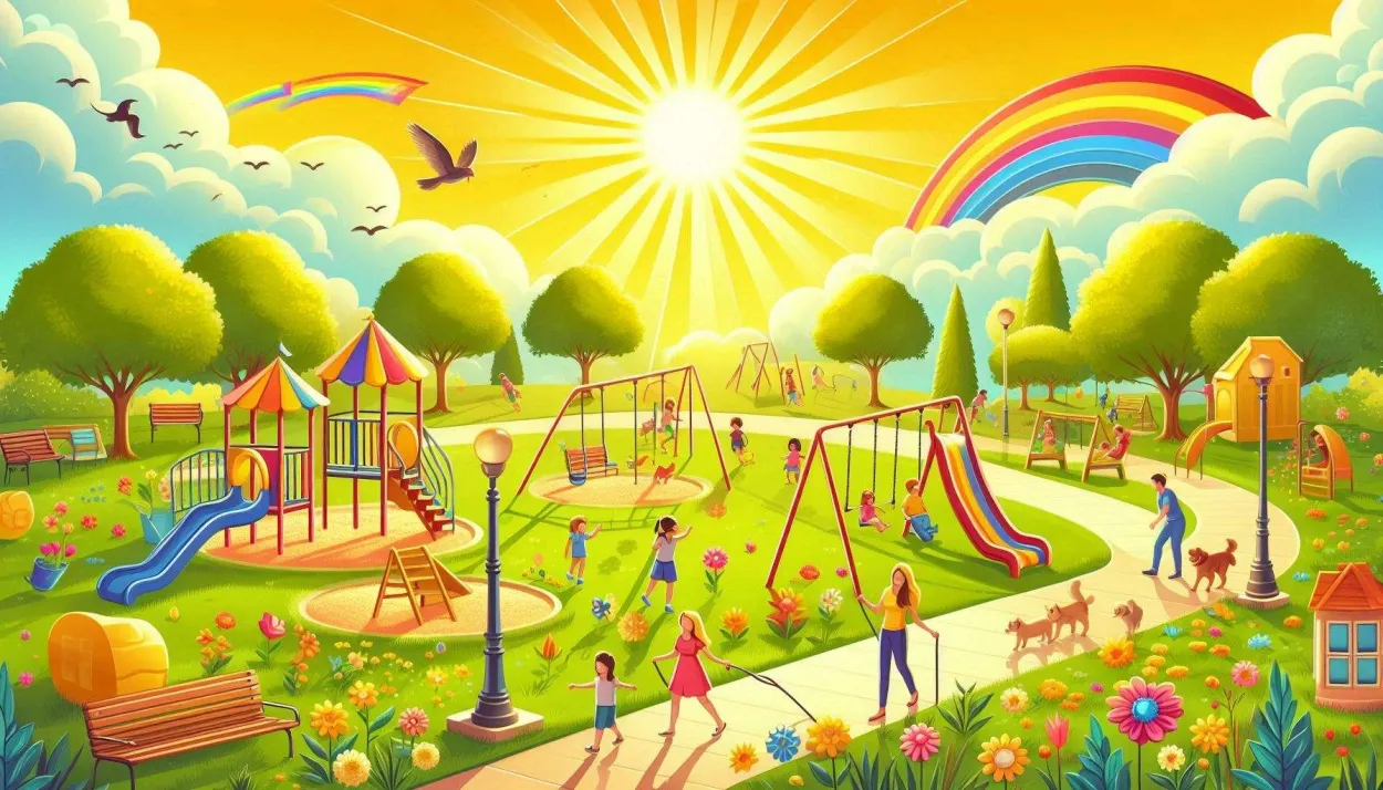 Free Download Best Background For Morning Walk In The Park - High Quality Park Play Morning Walk Background