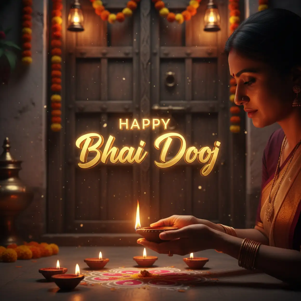 Free Download Best Bhai Dooj Images For Facebook And Instagram Posts - High Quality Happy Bhai Dooj Background