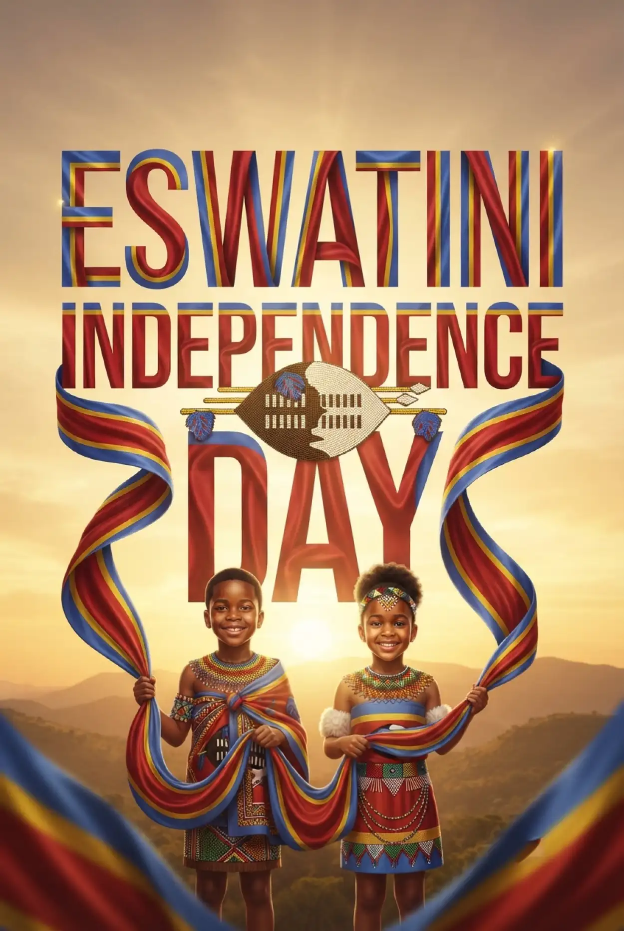 Free Download Best Eswatini Independence Day Greetings 2026 - High Quality Eswatini Independence Day 2026 Image