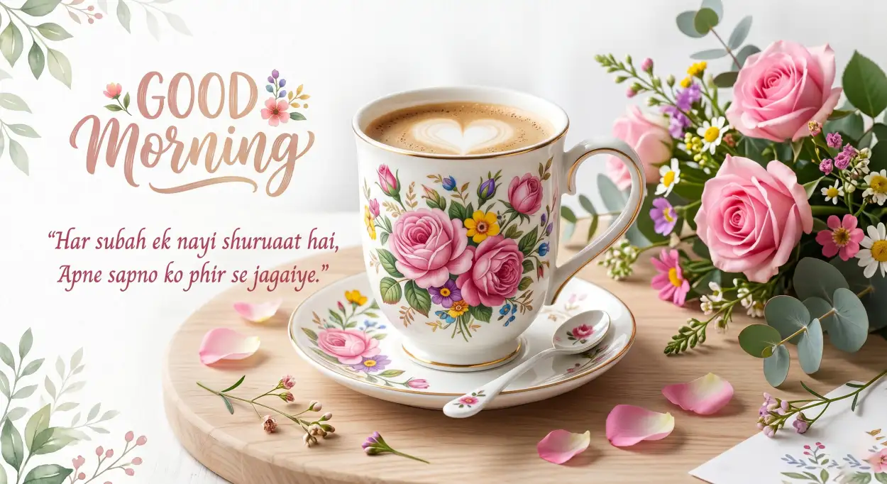 Free Download Best Good Morning Flowers And Coffee Images For Sharing - High Quality Good Morning Flowers And Coffee Image