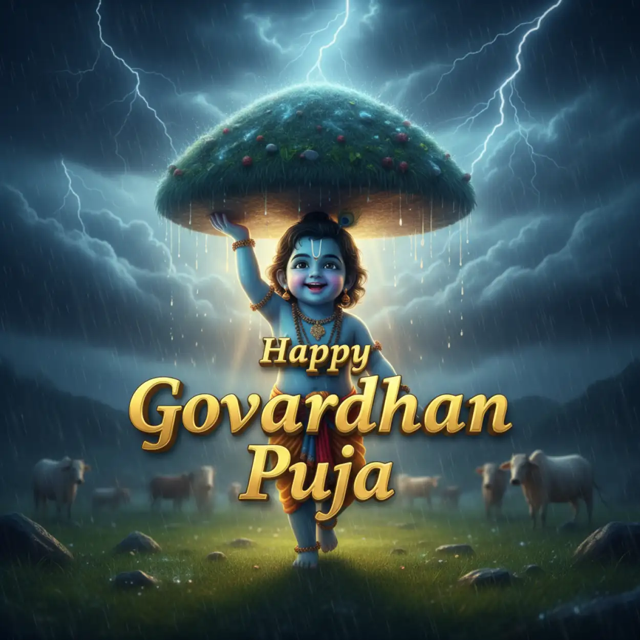 Best Govardhan Puja Wishes For Facebook And Instagram Post - Royalty Free Happy Govardhan Puja Image | Pngmagic Free Download Best Govardhan Puja Wishes For Facebook And Instagram Post - High Quality Happy Govardhan Puja Background