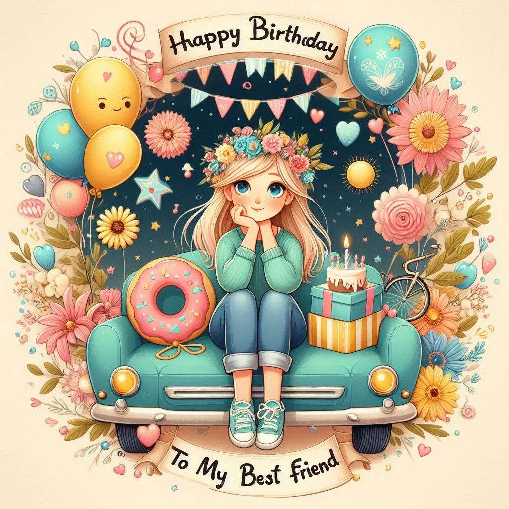 Best Happy Birthday Quotes For Best Friend - Royalty Free Happy Birthday Friend Image | Pngmagic Free Download Best Happy Birthday Quotes For Best Friend - High Quality Happy Birthday Friend Background