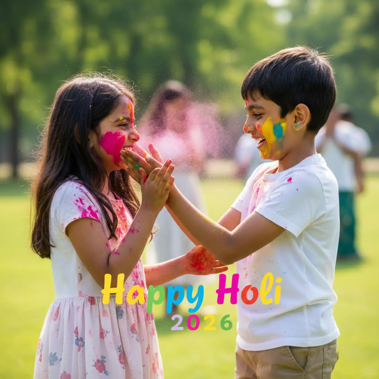Free Download Best Happy Holi Greeting Card 2026 Images 2 - High Quality Happy Holi Greeting Card 2026 Image
